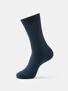 Jockey Men Navy Solid Calf Length Socks