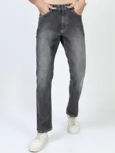 KETCH Men Grey Straight Fit Clean look Light Fade Stretchable Jeans