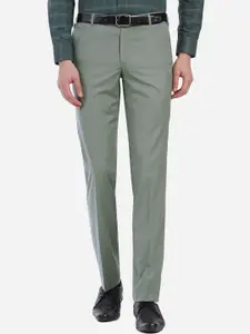 METAL Men Green Custom Slim Fit Trousers
