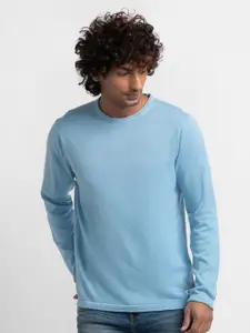 SPYKAR Men Blue Pullover