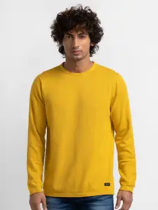 SPYKAR Men Yellow Pullover