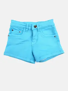 V-Mart Girls Blue Denim Shorts