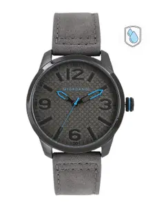 GIORDANO Men Gunmetal-Toned Analogue Watch A1049-04