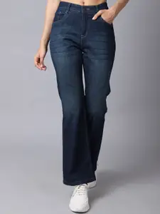 Cantabil Women Grey Low Distress Light Fade Jeans