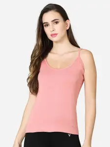 VStar Women Pink Solid Camisoles