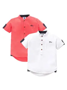 TONYBOY Boys Pack of 2  Multicoloured Premium Casual Shirt