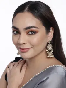 LAIDA Gold-Toned Classic Drop Earrings