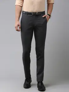 Arrow Men Textured Original Slim Fit Trousers