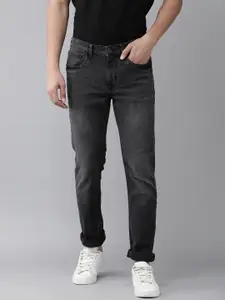 Arrow Sport Men Black Solid Original Slim Fit Heavy Fade Stretchable Jeans