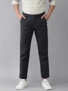 Arrow Sport Men Navy Blue Original Slim Fit Trousers