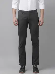 Arrow Sport Men Charcoal Original Slim Fit Trousers
