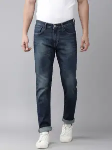 Arrow Sport Men Blue Solid Original Slim Fit Heavy Fade Stretchable Jeans