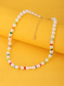 Carlton London Rose Gold-Plated Handcrafted Necklace