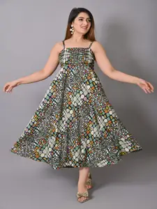 IQRAAR Multicoloured Maxi Dress