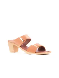 Khadims Pink Stiletto Sandals with Laser Cuts