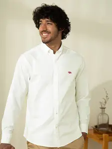 Andamen Men White Classic Casual Shirt