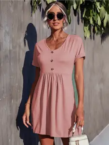 StyleCast Pink A-Line Dress