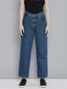 Levis Women 94 Baggy Fit High-Rise Cotton Carpenter Jeans