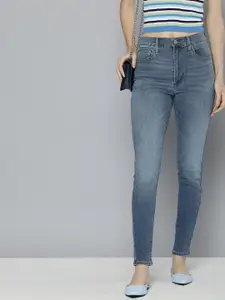 Levis Women Blue Mile Skinny Fit High-Rise Light Fade Stretchable Jeans