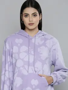 Levis Levi's Women Abstract Printed Hooded Sweatshirt