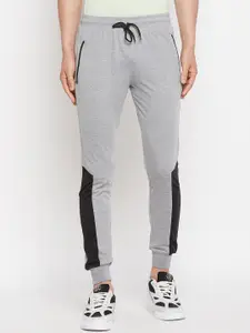 FirstKrush Men Grey Solid Joggers
