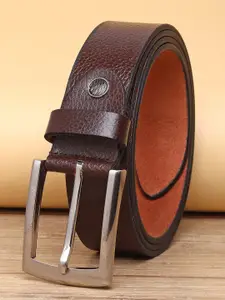 URBAN ALFAMI Men Textured Leather Belt