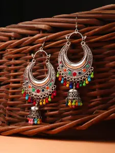 CARDINAL Multicoloured Contemporary Jhumkas Earrings