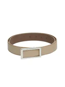 Calvadoss Men Beige Solid Belt