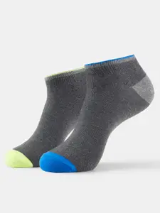 Jockey Men Grey Assorted Ankle Length Socks