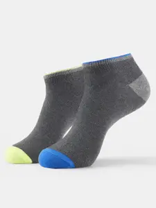 Jockey Men Grey Assorted Ankle Length Socks