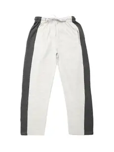 V-Mart Boys Grey Cotton  Colourblocked  Single  Trackpants