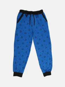 V-Mart Boys Blue Printed Lounge Pants