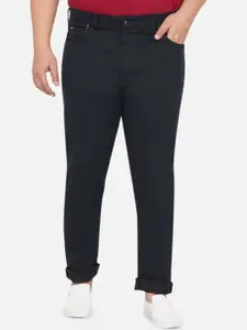 John Pride Men Plus Size Black Stretchable Jeans