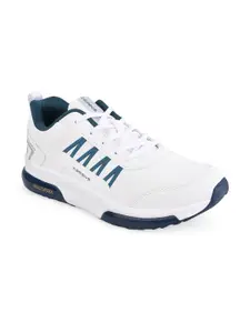 Campus Men White Mesh Running Shoes