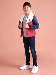 U.S. Polo Assn. Kids U.S. Polo Assn. Boys Colourblocked Puffer Jacket