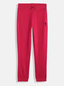 U.S. Polo Assn. Kids Boys Joggers with Brand Logo Embroidered Detail