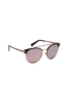French Connection Women Mirrored Cateye Sunglasses FC 7374 C2 S