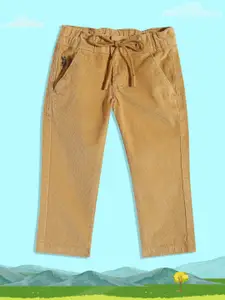 U.S. Polo Assn. Kids Boys Beige Corduroy Trousers
