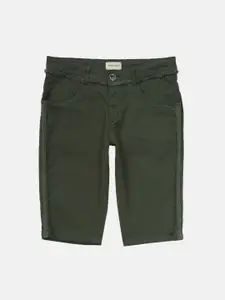 Gini and Jony Girls Olive Green Shorts
