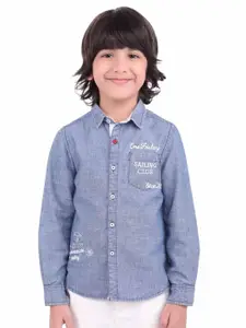One Friday Boys Blue Comfort Casual Shirt