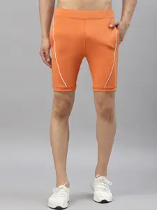JUMP USA Men Orange  Rapid Dry-Fit Sports Shorts Tights