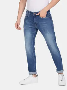 U.S. Polo Assn. Denim Co.Men Blue Slim Fit Low Distress Light Fade Jeans