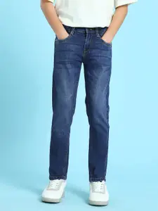 U.S. Polo Assn. Boys Blue Slim Fit Light Fade Jeans