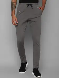 Allen Solly Tribe Men Grey Solid Pure Cotton Track Pants