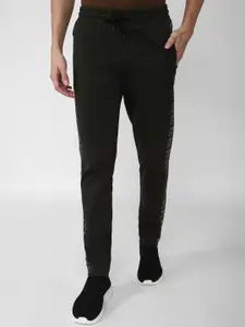 Van Heusen Flex Men Olive Solid Slim-Fit Track Pants