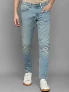 Allen Solly Sport Men Blue Slim Fit Heavy Fade Crop Jeans