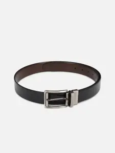 Peter England Men Black Leather Belt