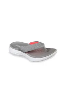 Skechers Women Grey Flip Flops