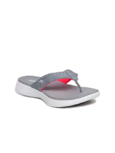 Skechers Women Grey Flip Flops