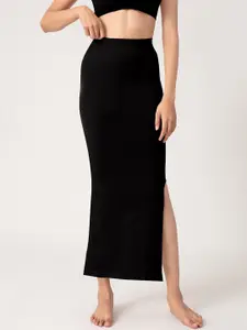 Nykd Women Solid Saree Shapewear Petticoat with Drawstring